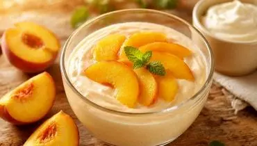 این دسر هلویی را در چند دقیقه آماده کنید