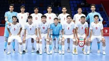 تیم فوتسال جوانان ایران نایب قهرمان شد