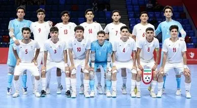 تیم فوتسال جوانان ایران نایب قهرمان شد