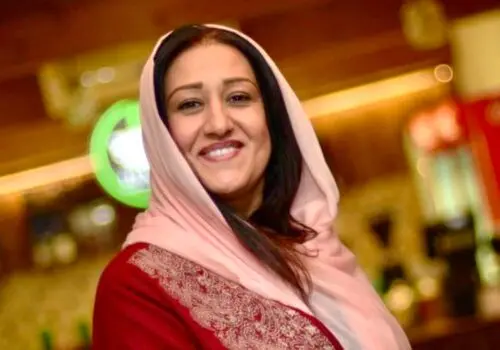 سلفی زیبای فاطمه هاشمی با رایحه بهار