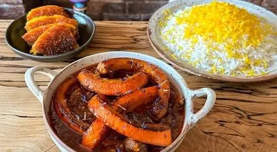 ناهار امروز: خورش کدو حلوایی و مرغ؛ طعم گرم پاییز بر سر سفره شما