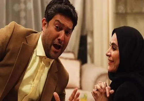 سحر دولتشاهی و حامد بهداد در یک قاب متفاوت در پشت‌صحنه فیلم «مفت‌بر»