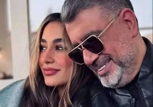 عکسی خاص از هلن رشیدپور در آغوش پدرش + تصویر