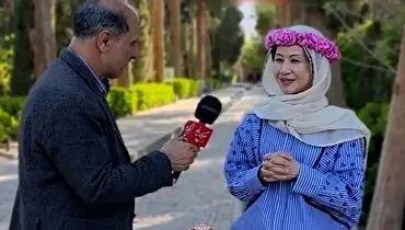 مصاحبه اوشین در جریان سفرش به کاشان/ویدیو