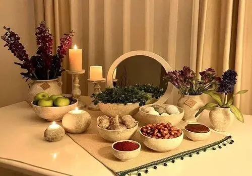 استوری ترلان پروانه به مناسبت سال جدید؛هفت سین مامانم