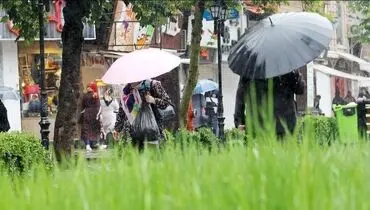 رگبار باران و کاهش نسبی دما در انتظار شهرهای ایران