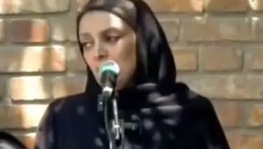 صحبت‌های تلخ همسر مرحوم درجاتی در مراسم‌ خاکسپاری او/اردیبهشت ما اردیبعشق نشد/ویدیو