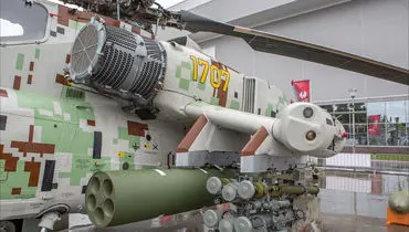 بالگرد تهاجمی روسی Mi-28NE در آسمان تهران + فیلم