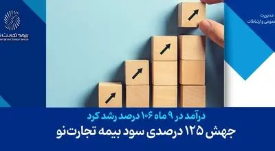 جهش 125 درصدی سود بیمه تجارت‌نو