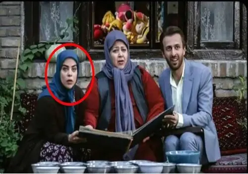 عکس متفاوت الهام اخوان ، بازیگر دودکش با تم کریسمس