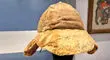 نمایش کلاه نمدی ۱۶۰۰ ساله مصری در موزه + عکس