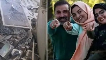 منزل مسکونی مرحوم علی سلیمانی طی حملات هوایی‌ و موج انفجار، تخریب شد.