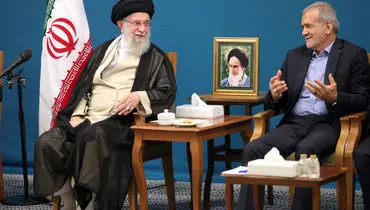 پزشکیان قلبا از الطاف و حمایت‌های رهبر معظم انقلاب از دولت تشکر کرد