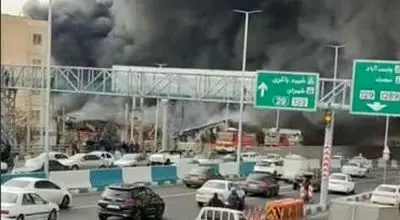 آتش‌سوزی گسترده در بازارچه جنت آباد