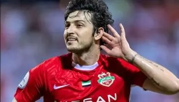 گل تماشایی سردار آزمون برای شباب الاهلی + فیلم