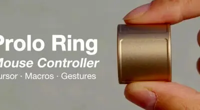 جادوی فناوری در نوک انگشتان؛ با Prolo Ring کامپیوترتان را لمس‌ناپذیر کنترل کنید! + فیلم