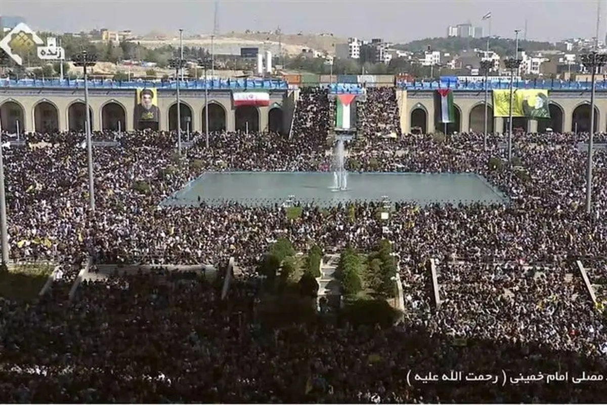 حواشی و تصاویر اقامه نماز جمعه تهران به امامت رهبر انقلاب در مصلی تهران