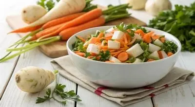 طرز تهیه سالاد شلغم و هویج؛ سالادی سالم و رژیمی
