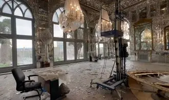 تصاویر تازه از وضعیت کاخ گلستان بعد از حمله آمریکا و اسرائیل + عکس

