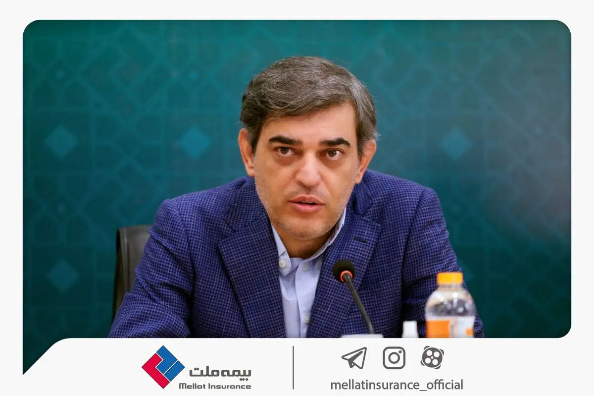 تأکید فرهادیپور بر استفاده از فناوریهای نوین و توسعه محصولات در راستای رضایتمندی بیمهگزاران بیمه ملت