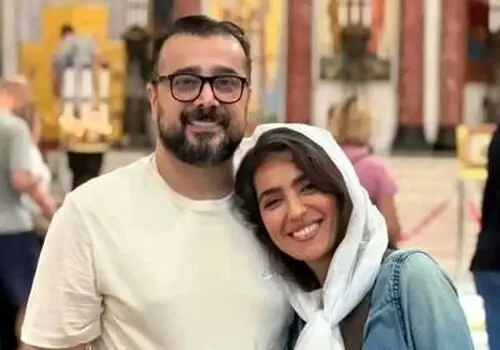 جدیدترین عکس سپند امیرسلیمانی، مونا کرمی و پسرشان!