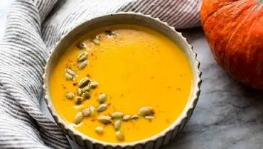 طرز تهیه سوپ کدو حلوایی ؛ بهترین پیش غذا برای تقویت سیستم ایمنی در فصل سرما