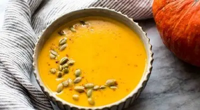 طرز تهیه سوپ کدو حلوایی ؛ بهترین پیش غذا برای تقویت سیستم ایمنی در فصل سرما