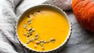 طرز تهیه سوپ کدو حلوایی ؛ بهترین پیش غذا برای تقویت سیستم ایمنی در فصل سرما