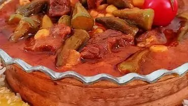 طرز تهیه خورش بامیه فوق العاده خوشمزه و مجلسی جنوبی