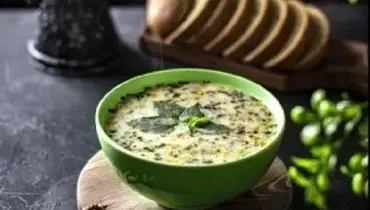طرز تهیه سوپ ماست و گشنیز خوشمزه و خاص
