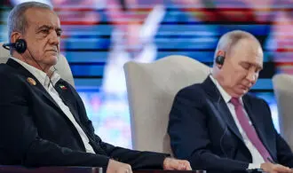 پزشکیان در کنار پوتین در اجلاس بریکس + تصاویر