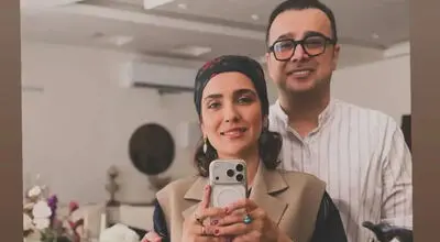 مونا کرمی دل همسرش را با این پیام عاشقانه برد