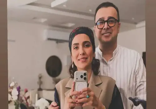 مونا کرمی دل همسرش را با این پیام عاشقانه برد