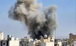 عکس‌هایی از حمله اسرائیل به خیابانی در صابونچی تهران