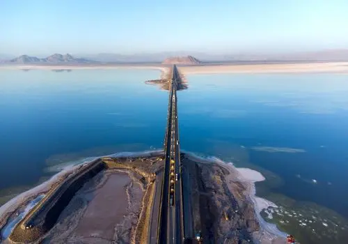 آخرین وضعیت دریاچه ارومیه+ فیلم