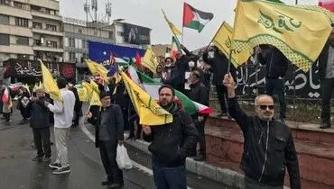 آغاز راهپیمایی روز قدس همزمان با انفجارهای متعدد در تهران