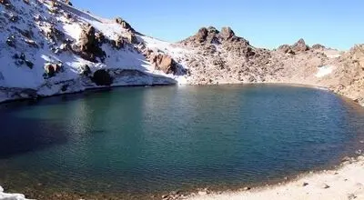 منظره تماشایی سبلان زمستانی در مردادماه + فیلم