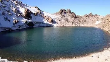 منظره تماشایی سبلان زمستانی در مردادماه + فیلم