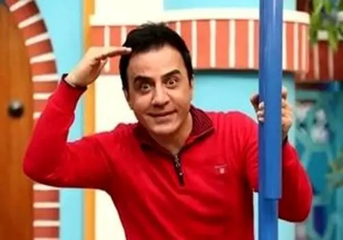 قاب مشترک عموپورنگ و خانم مجری مشهور تلویزیون