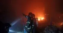 جزئیاتی از آتش سوزی در مرکز شهر اصفهان+فیلم
