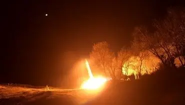 ویدئویی تازه منتشر شده از حمله موشکی سپاه به داعش و موساد