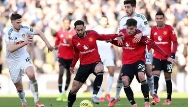 منچستریونایتد نیم فصل دوم را با تساوی آغاز کرد