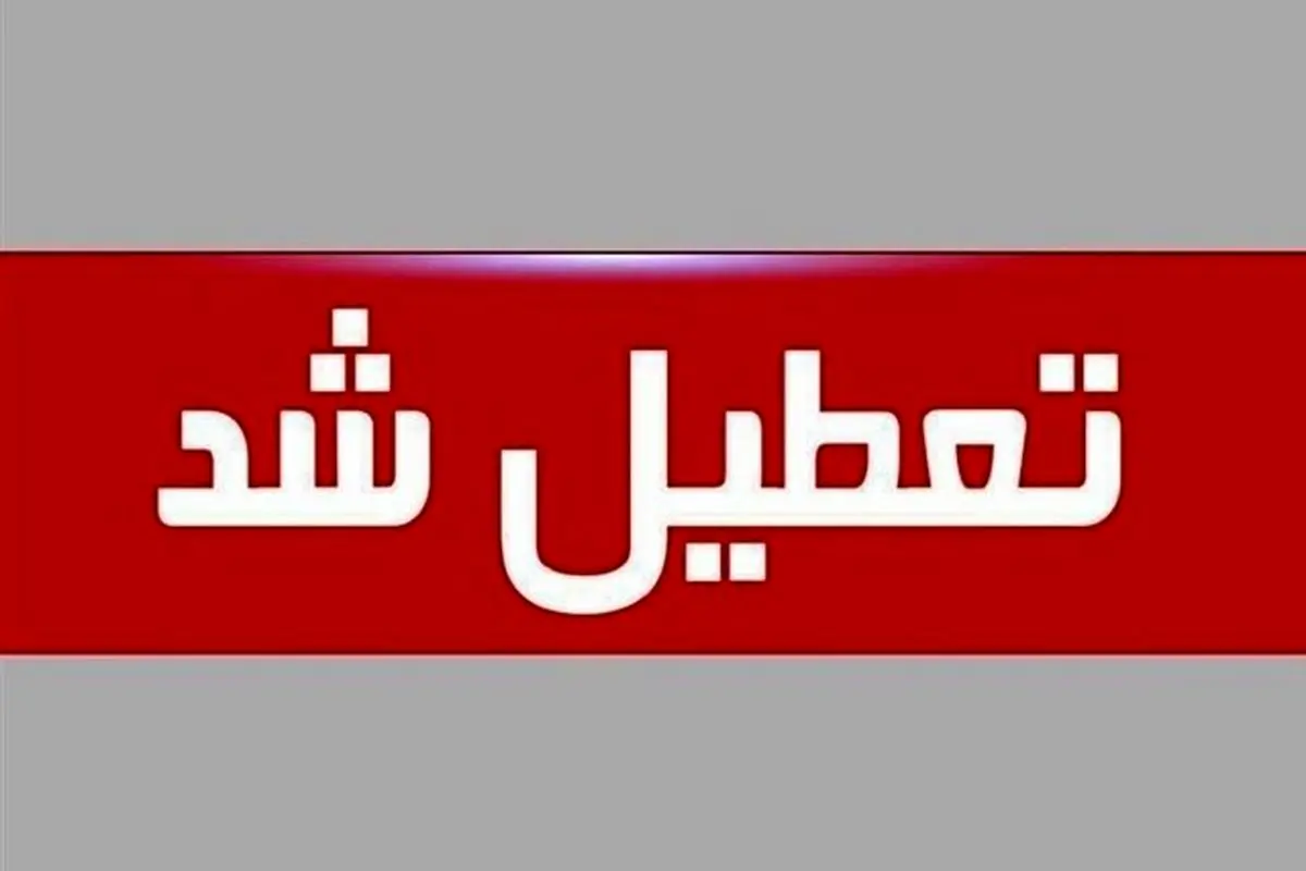 همه مدارس استان تهران تعطیل شد