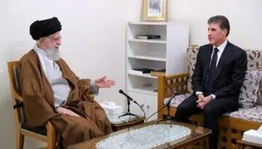 رهبر انقلاب به نیچروان بارزانی:  جامعه کُردی جزو ما هستند