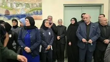 استقبال از تیم ملی فوتبال بانوان در مرز بازرگان +عکس