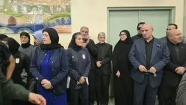 استقبال از تیم ملی فوتبال بانوان در مرز بازرگان +عکس