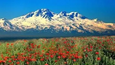 یخ‌زدگی کامل قله سبلان در آخرین روزهای تابستان + عکس