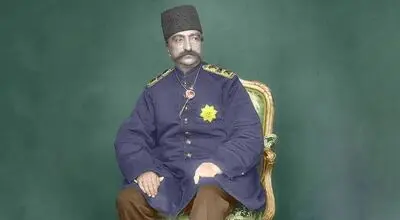 عکسی جالب «پسرعموی ناصرالدین شاه» در کنار همسر و فرزندانش