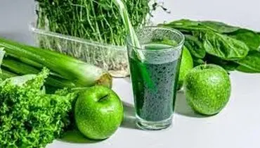 طرز تهیه کلروفیل خانگی با سبزی و میوه