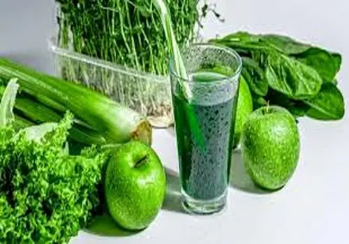 طرز تهیه کلروفیل خانگی با سبزی و میوه